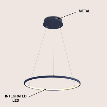 Brice Modern Contemporary Iron Integrated LED Pendant
